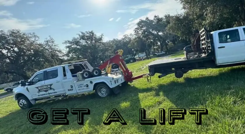 Maximum Towing wrecker in the yard