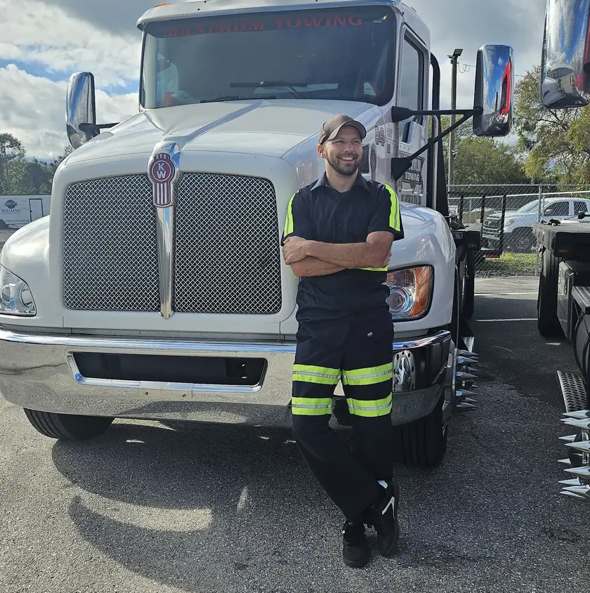 Maximum Towing team member