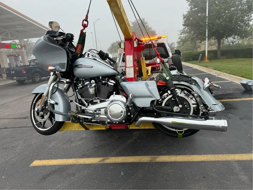 Motorcycle towing